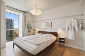 Panorama 3BR luksus lejlighed m p-kælder & terasse, Copenhagen